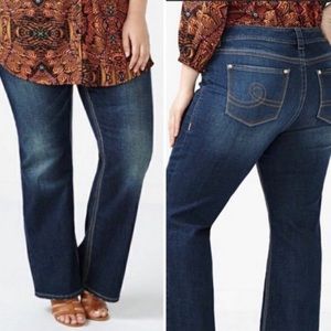 MELISSA MCCARTHY SEVEN7 Straight Leg Jeans 22